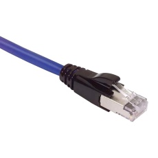 【TRD695APBLU-3】PLENUM RATED SHIELDED CATEGORY 6A CABLE RJ45 / RJ45 23AWG SOLID BLUE 3.0FT 97AC8825