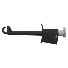 【SKPS 8341 NI / SW】SAFETY HOOK CLIP 4MM TEST PROBE BLACK
