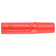 【KU 02 L NI / RT】COUPLER BANANA JACK 10A RED SOLDER