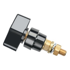 【POL 102 / SW】BINDING POST 100A PANEL BLACK