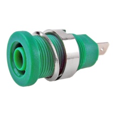 【FCR73575G】CONN BANANA JACK 24A QC GRN