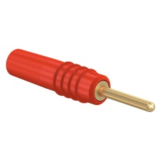【22.2602-22】1MM TEST PLUG 6 A 60 V GOLD PLATED CONTACTS RED 40AH1739
