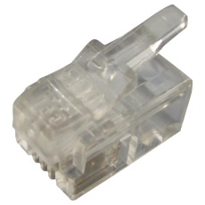 【MHRJ224P4CF】PLUG RJ22 FLAT 4P4C