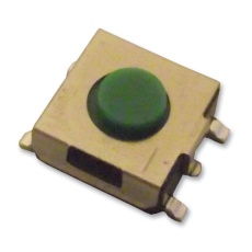 【SKHMQLE010】SWITCH TACTILE SMD 1.57N GRN テーピングサービス品