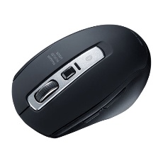 【MA-BTBL162BK】静音Bluetooth 5.0 ブルーLEDマウス(ブラック)
