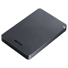 【HD-PGF1.0U3-BKA】【在庫処分セール】耐衝撃ポータブルHDD(1TB、ブラック)