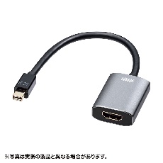 【AD-MDPHDR01】ミニDisplayPort-HDMI 変換アダプタ HDR対応(ブラック・15cm)