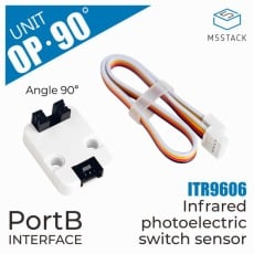 【M5STACK-U057】OP90° 赤外線反射ユニット(ITR9606)