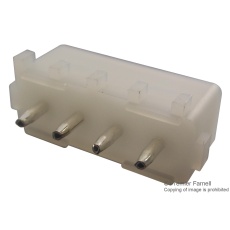 【350211-1】PLUG & SOCKET CONNECTOR HEADER 4 POSITION 4.95MM