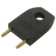 【D3087-98】PLUG SHORTING 0.25inch BLACK