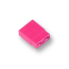 【M7566-05】JUMPER SOCKET RED 2.54MM 2WAY