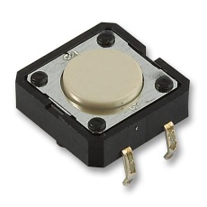 【B3F-4000】SWITCH FLAT SPST-NO 0.05A 24VDC THT
