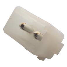 【350209-1】PLUG & SOCKET CONNECTOR HEADER 2 POSITION 4.95MM