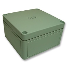 【110-405】BOX GREY LID 130X130X75MM