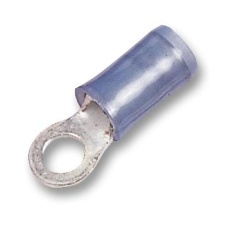 【320560】TERMINAL RING TONGUE #8 CRIMP BLUE