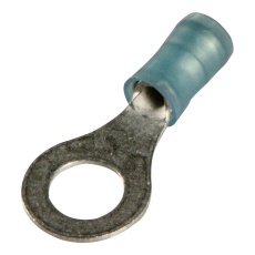 【320563】TERMINAL RING TONGUE 1/4IN CRIMP BLUE