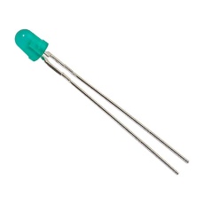 【HLMP-1503】LED 3MM GREEN 1MCD 569NM