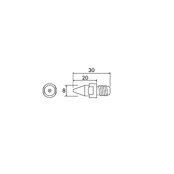 【HS-813】替ノズル 1.6mmφ(HS-801用)