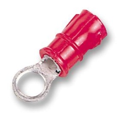 【342101-1】CRIMP TERMINAL RING 2.5MM RED