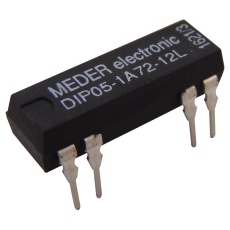 【DIP05-1A72-12L】RELAY REED SPST-NO 200V 0.5A THT