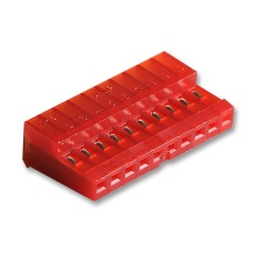 【3-640440-8】WIRE-BOARD CONNECTOR RECEPTACLE 8 POSITION 2.54MM