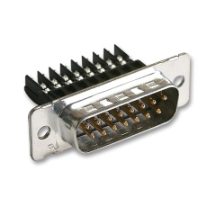 【1-745494-5】D SUB CONNECTOR STANDARD 15 POSITION PLUG