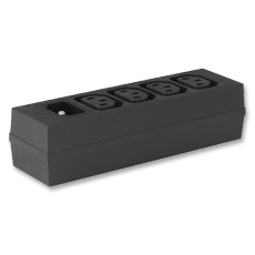 【4747.0000】INLET/OUTLET IEC 4OUTLET BLACK