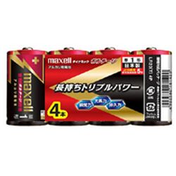 【LR20T4P】アルカリ乾電池[ボルテージ] 単1形 4本パック