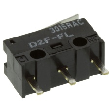 【D2F-FL】MICROSWITCH HINGE LEVER SPDT 1A 125V