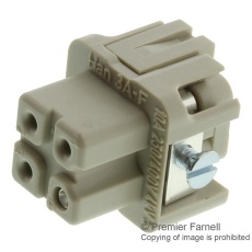 【09200032711】RECTANGULAR HAN INSERT FEMALE 3WAY SCREW