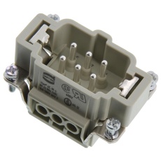 【09330062601】RECTANGULAR HAN INSERT PLUG 6WAY SCREW