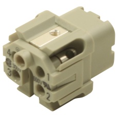 【09200042711】RECTANGULAR HAN INSERT FEMALE 4WAY SCREW