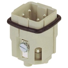 【09200042611】RECTANGULAR HAN INSERT PLUG 4WAY SCREW