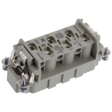 【09310062601】RECTANGULAR HAN INSERT PLUG 6WAY SCREW