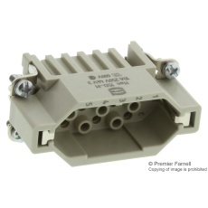【09210153001】RECTANGULAR HAN INSERT PLUG 15 POSITION CRIMP
