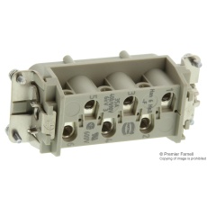 【09310062701】RECTANGULAR HAN INSERT FEMALE 6WAY SCREW