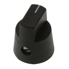 【KX0606】KNOB BLACK 16.5MM X 14MM DIA
