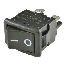 【LRA32H2FBBNN】SWITCH ROCKER DPST 10A 250V BLACK
