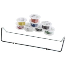 【8816】HOOK-UP WIRE DISPENSER KIT  18AWG  8 25FT SPOOLS  MULTI