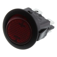 【RRA32H3BBRLN】SWITCH ROCKER DPST 10A 250V RED