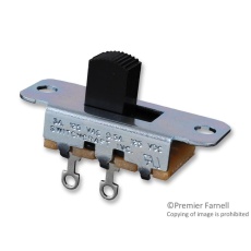 【46202LRX】SWITCH SLIDE SPST 3A 125V PANEL