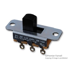 【46206LRX】SWITCH SLIDE DPDT 3A 125V PANEL