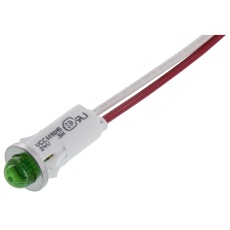 【1091M5-24V】PANEL MOUNT INDICATOR LED 12.7MM GREEN 24V