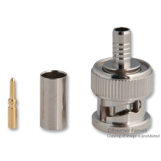 【000-36875】RF/COAXIAL BNC PLUG STRAIGHT 50 OHM CRIMP