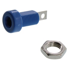 【108-0910-001】BANANA JACK 15A SOLDER BLUE