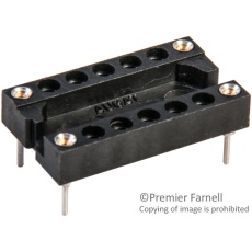 【6-6437529-1】DIP SOCKET 4 POSITION THROUGH HOLE