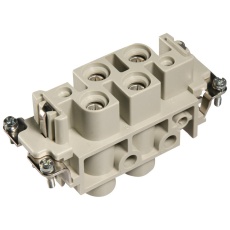 【09380062701】RECTANGULAR HAN INSERT FEMALE 6WAY SCREW