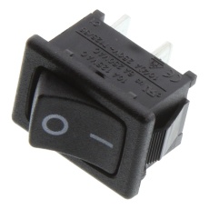 【SRB22A2FBBNN】SWITCH ROCKER SPST 10A 250V BLACK