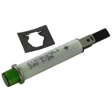 【2191QL5-24V】PANEL MOUNT INDICATOR LED 7.87MM GREEN 24V