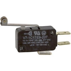 【V7-1C17E9-207】MICROSWITCH ROLLER SPDT 277VAC 15A